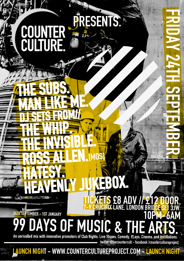 Counter Culture - Launch Flyer